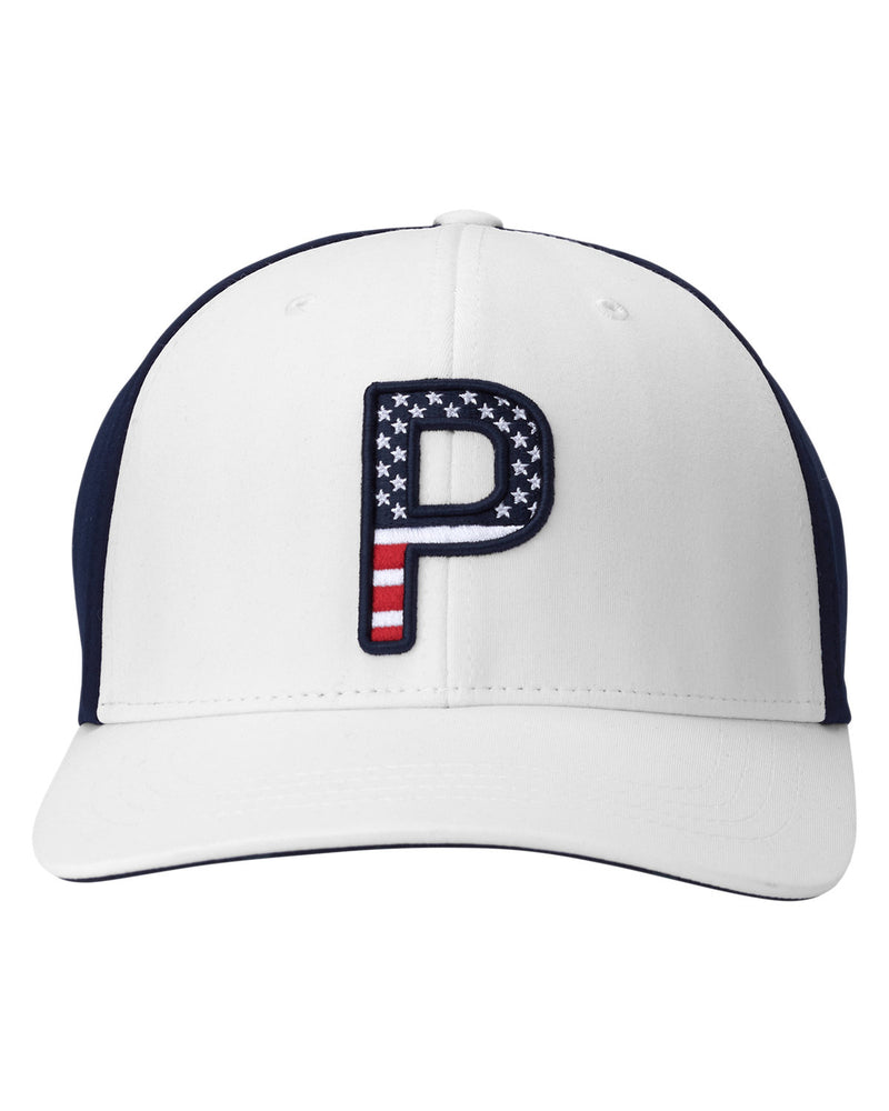 Puma Golf P Pars & Stripes Snapback Cap