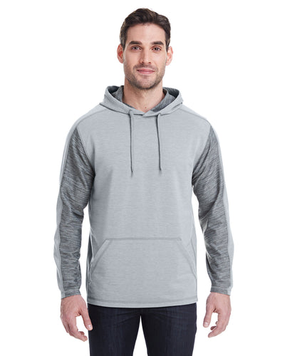 J America Adult Omega Stretch Hooded Sweatshirt