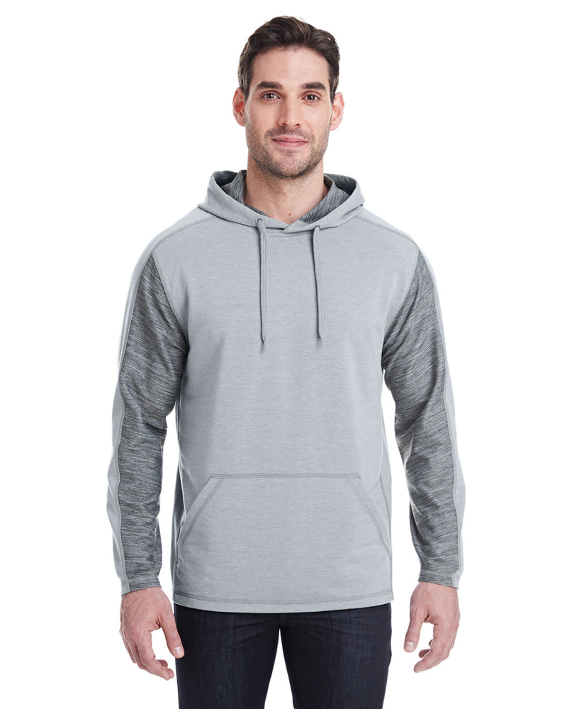 J America Adult Omega Stretch Hooded Sweatshirt