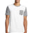 District Juniors Very Important Tee with Contrast Sleeves and Pocket. DT6000 District