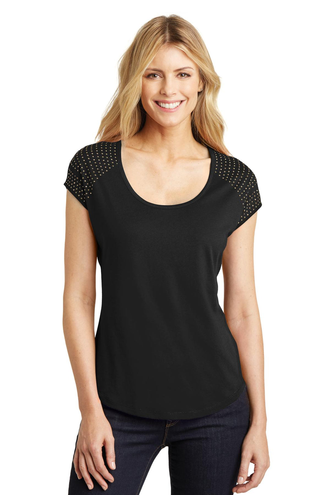 District Women's 60/40 Bling Tee District