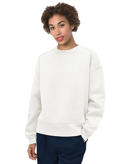 Bayside Ladies' Crewneck Fleece Bayside