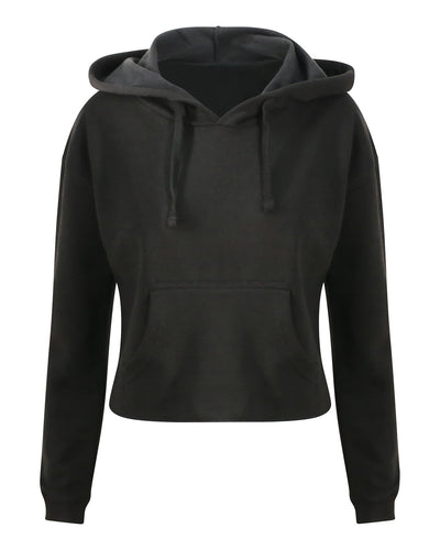 Just Hoods By AWDis Ladies' Girlie Cropped Hooded Fleece with Pocket