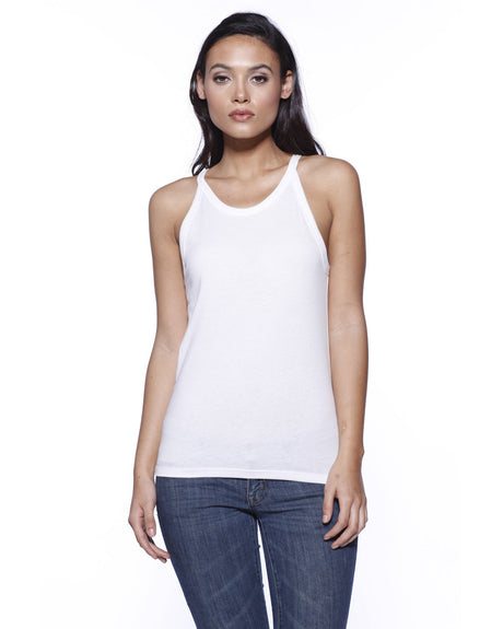 StarTee Ladies' CVC Halter Tank Top StarTee