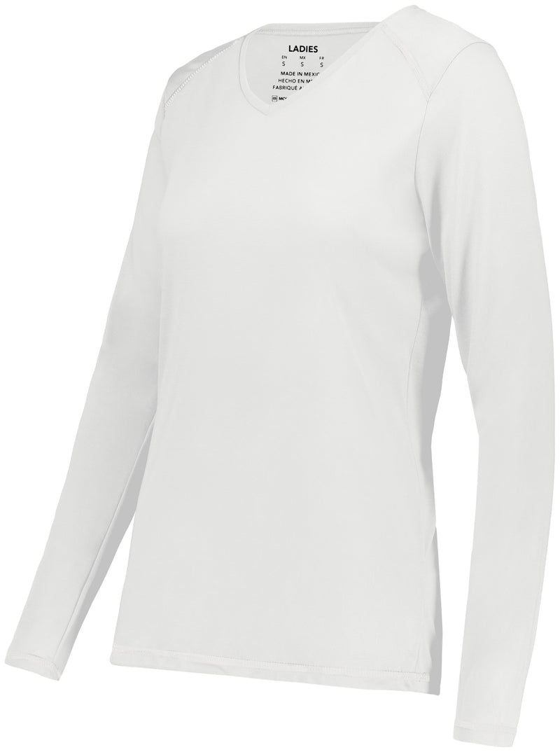 Augusta Ladies Super Soft-Spun Poly Long Sleeve Tee