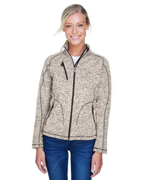 North End Ladies' Peak Sweater Fleece Jacket North End