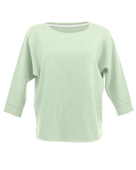 J America Ladies' Lounge Fleece Dolman Crew J. America