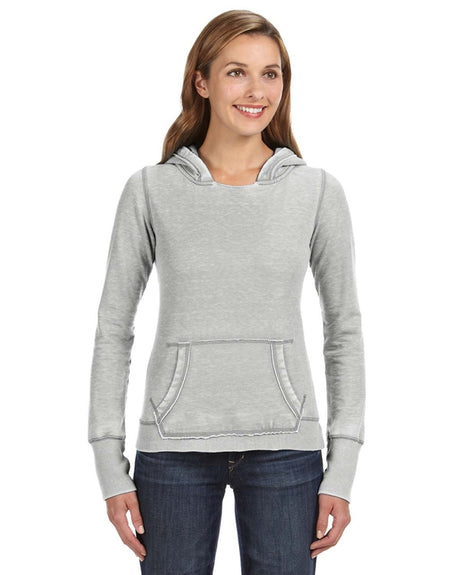 J America Ladies' Zen Pullover Fleece Hooded Sweatshirt J. America