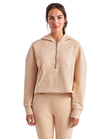 TriDri Ladies' Alice Half-Zip Hooded Sweatshirt TriDri