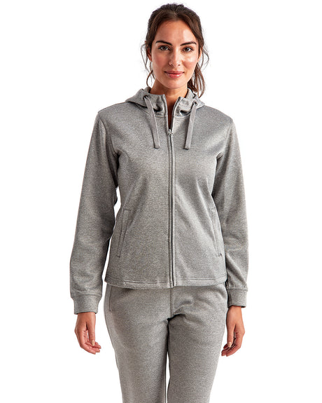 TriDri Ladies' Spun Dyed Full-Zip Hooded Sweatshirt TriDri