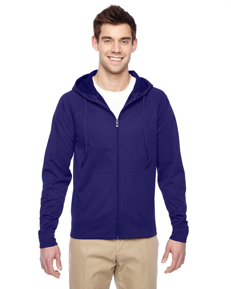 Jerzees Adult 6 oz. DRI-POWER® SPORT Full-Zip Hooded Sweatshirt