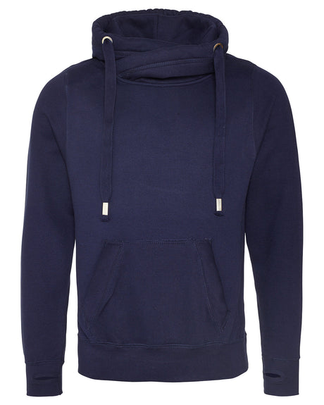 Just Hoods By AWDis Men's 80/20 Heavyweight Cross Over Neck Hooded Sweatshirt AWDis