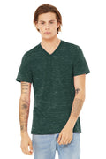 BELLA + CANVAS Unisex Textured Jersey V-Neck Tee