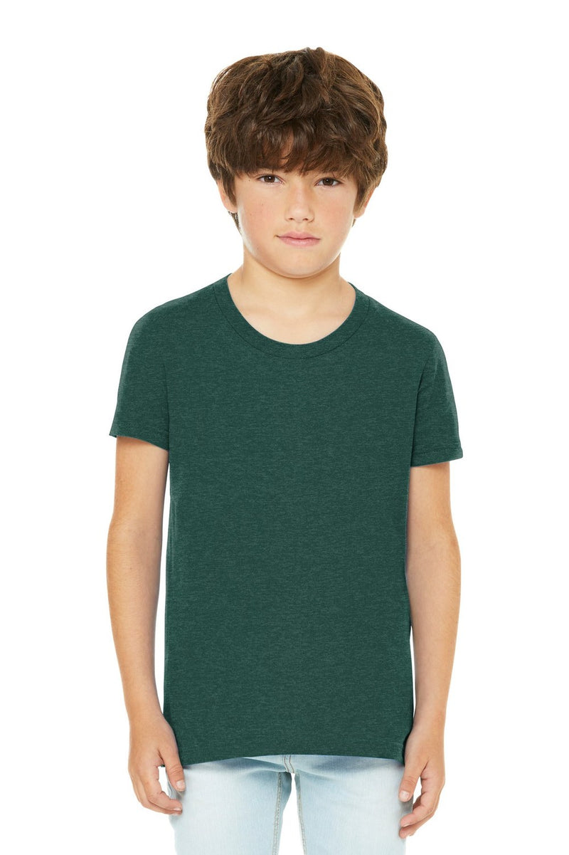 BELLA+CANVAS Youth Heather CVC Tee