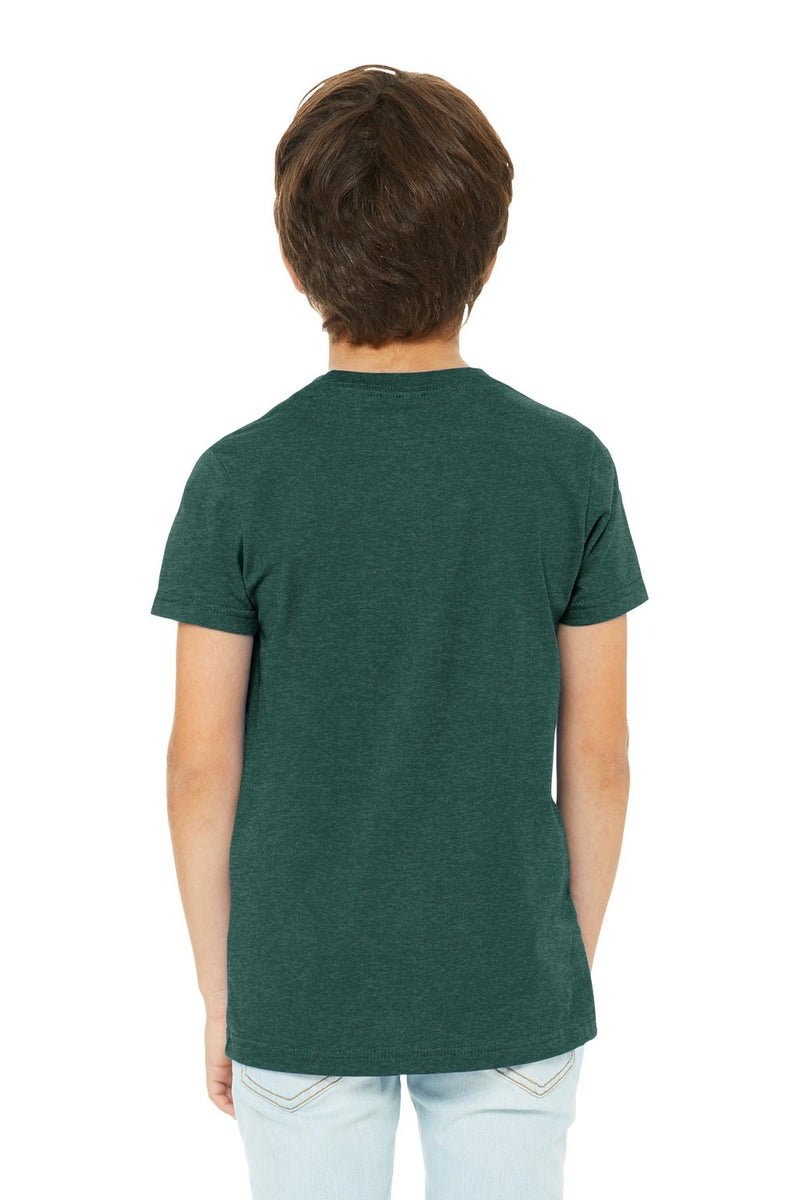 BELLA+CANVAS Youth Heather CVC Tee