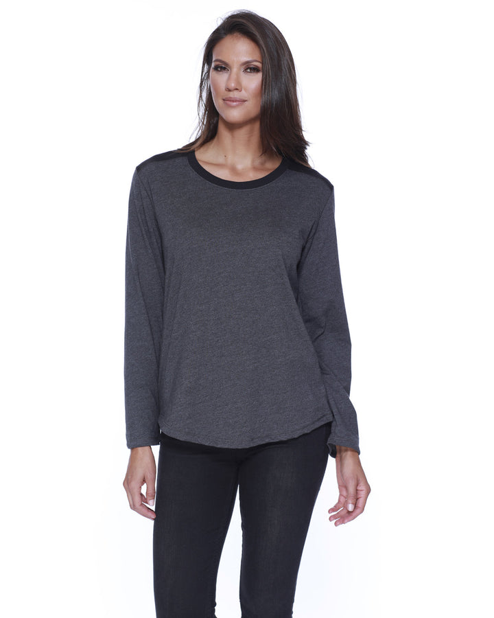 StarTee Ladies' CVC Melrose Long-Sleeve T-Shirt StarTee
