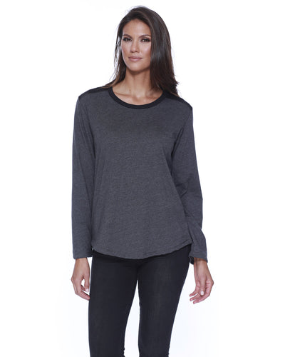 StarTee Ladies' CVC Melrose Long-Sleeve T-Shirt
