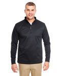 UltraClub Adult Cool & Dry Sport Quarter-Zip Pullover Fleece UltraClub
