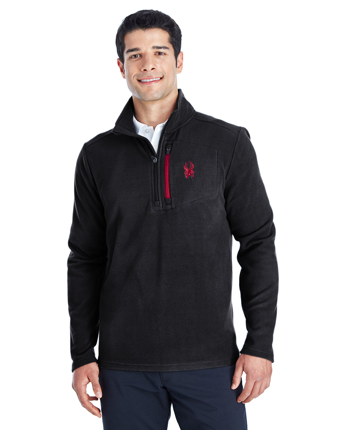 Spyder Men's Transport Quarter-Zip Fleece Pullover Spyder