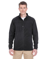 UltraClub Men's Cool & Dry Full-Zip Microfleece UltraClub