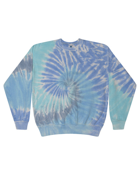 Tie-Dye Adult 8.5 oz., 80/20 crew neck fleece Tie-Dye