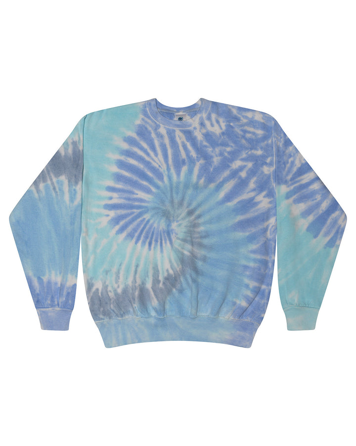 Tie-Dye Adult 8.5 oz., 80/20 crew neck fleece Tie-Dye