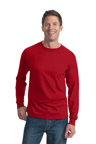 Fruit of the Loom Men's HD Cotton Long Sleeve T-Shirt