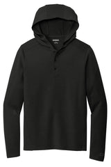 OGIO Men's Luuma Flex Hooded Henley Sweatshirt. LOG850 OGIO