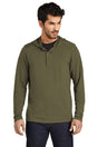 OGIO Men's Luuma Flex Hooded Henley Sweatshirt. LOG850 OGIO
