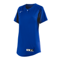 Mizuno Girl's NXT 1-Button Softball Jersey-1