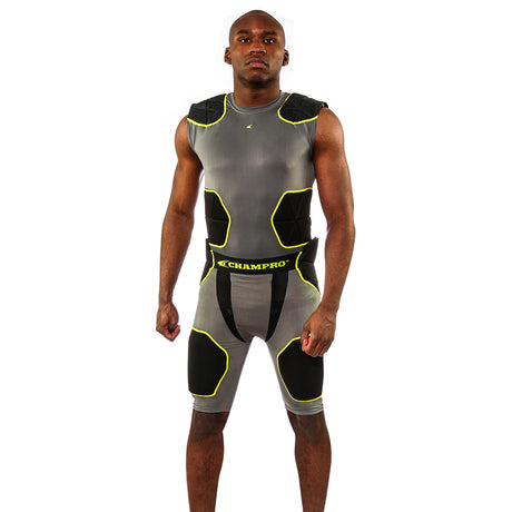 Champro Men's Tri-Flex Compression Shirt with Cushion System-2