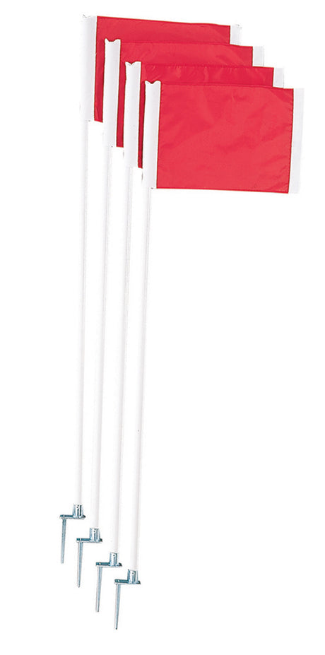 Champion Sports Steel Peg Soccer Corner Flags Champion Sports