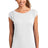 District Made Ladies Modal Blend Gathered Shoulder Tee. DM483 District