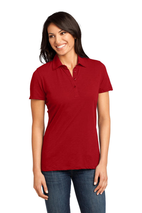District Made - Ladies Slub Polo. DM450 District