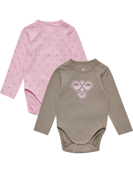 hummel Youth Mini 2-Pack Bodysuit Long Sleeve-1