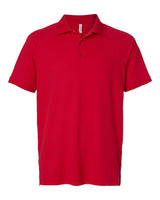 Team 365 Men's Topspin Stretch Grid Textured Polo