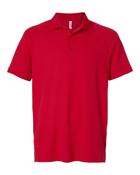 Team 365 Men's Topspin Stretch Grid Textured Polo