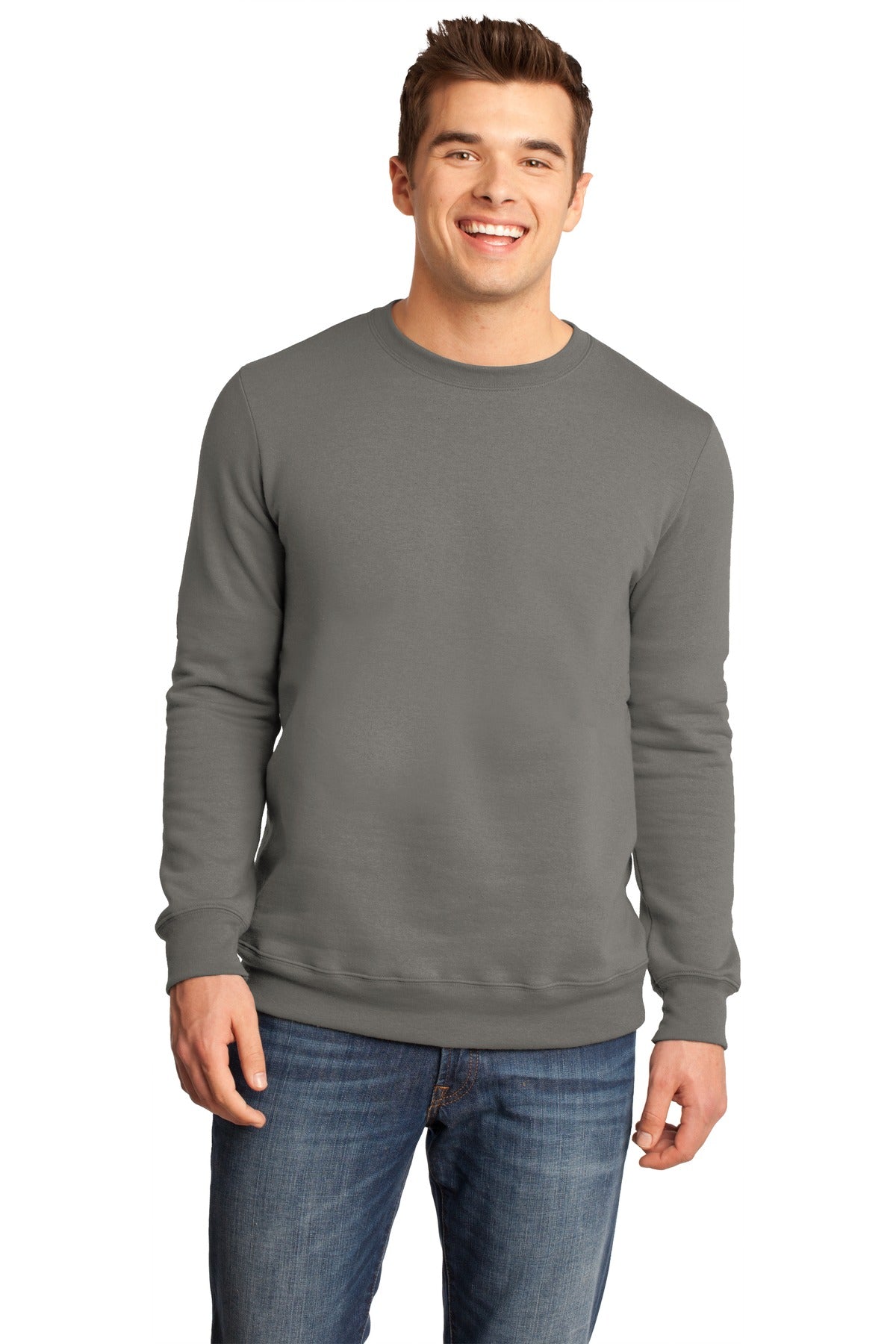 District Young Men's The Concert Fleece Crew. DT820 District