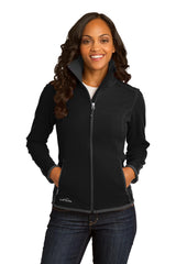 Eddie Bauer Ladies Full-Zip Vertical Fleece Jacket. EB223 Eddie Bauer