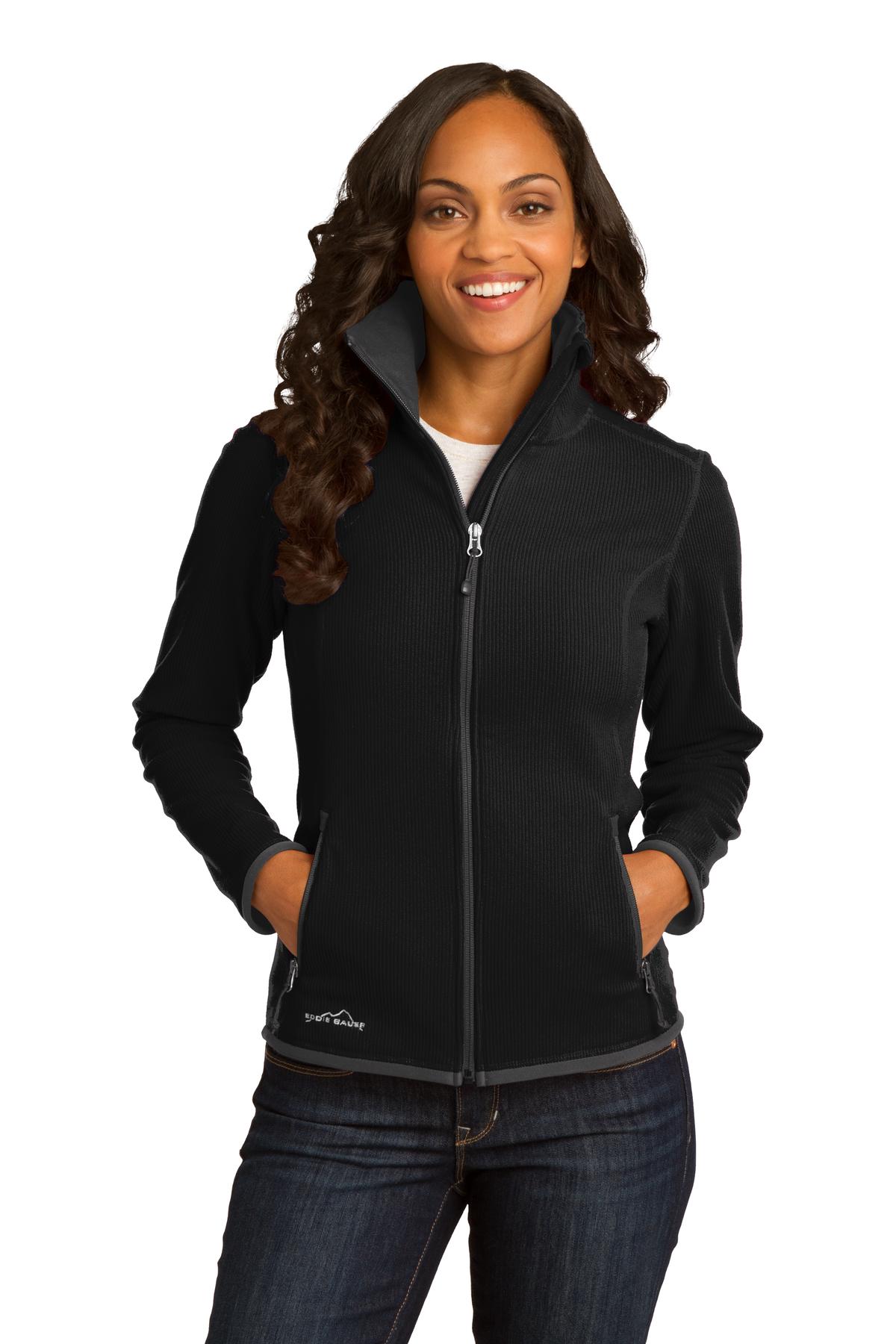 Eddie Bauer Ladies FullZip Vertical Fleece Jacket. EB223 League