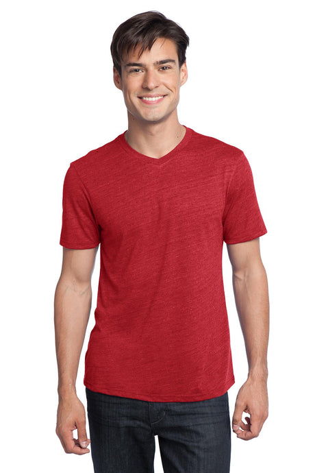 District Young Men's Textured Notch Crew Tee. DT172 District