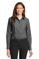 Red House Ladies Mini-Check Non-Iron Button-Down Shirt. RH67 Red House
