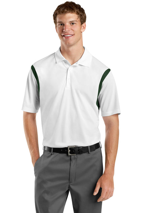 Sport-Tek Men's Back Blocked Micropique Sport-Wick Polo. ST656 Mens Apparel Shirts & Tops