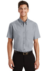 Port Authority Men's Short Sleeve Value Poplin Shirt. S633