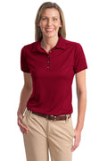 Port Authority ®  Women's Poly-Charcoal Birdseye Jacquard Polo