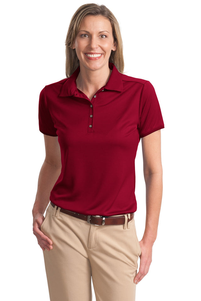 Port Authority ®  Women's Poly-Charcoal Birdseye Jacquard Polo