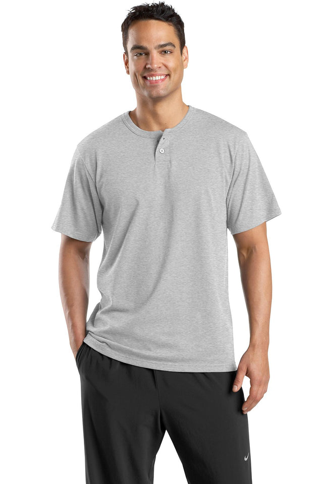 Sport-Tek Men's   Short Sleeve Henley