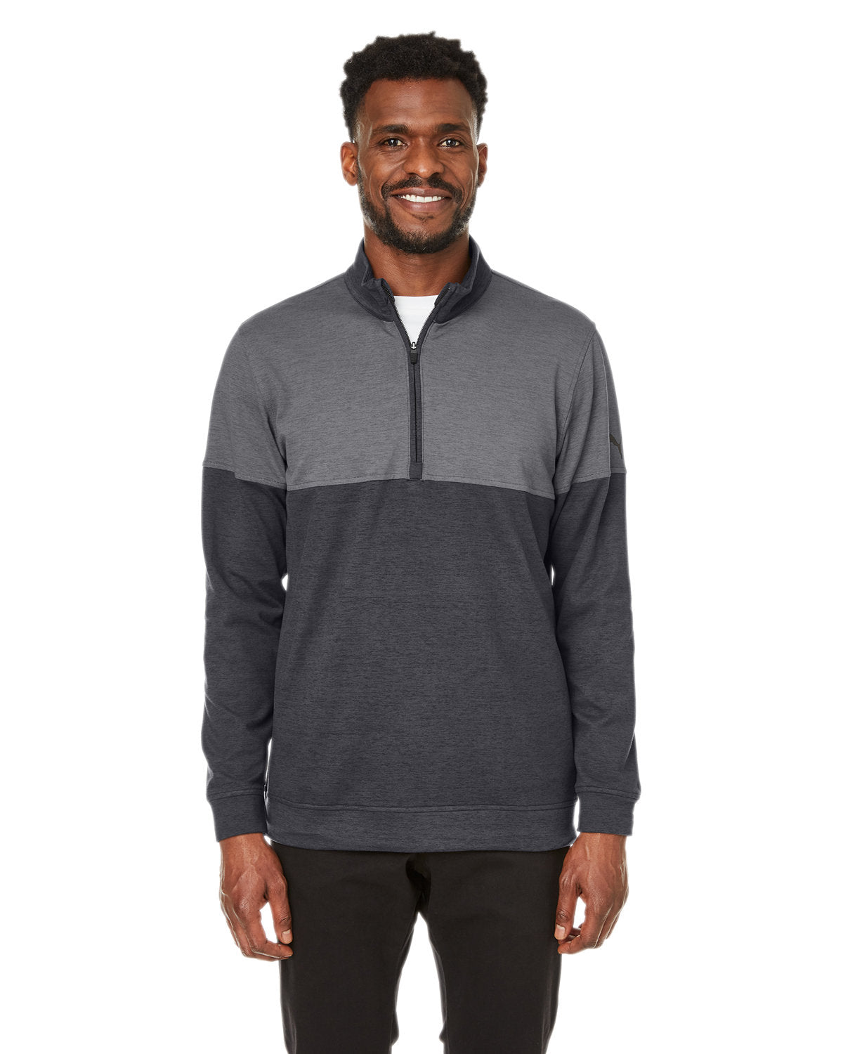 Puma Golf Men's Cloudspun Warm Up Quarter-Zip Puma