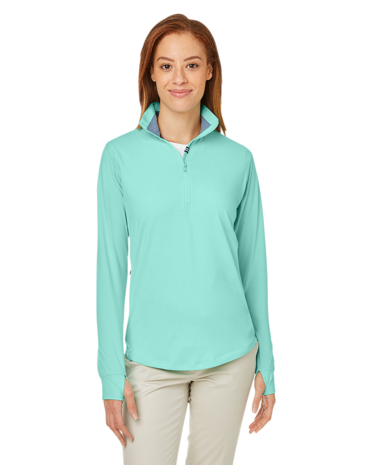 Nautica Ladies' Saltwater Quarter-Zip Pullover Nautica