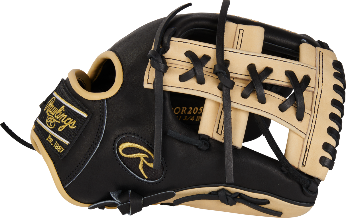 Rawlings Heart of the Hide R2G Contour Fit 11.75" Utility Baseball Glove: RPROR205U-32B Rawlings